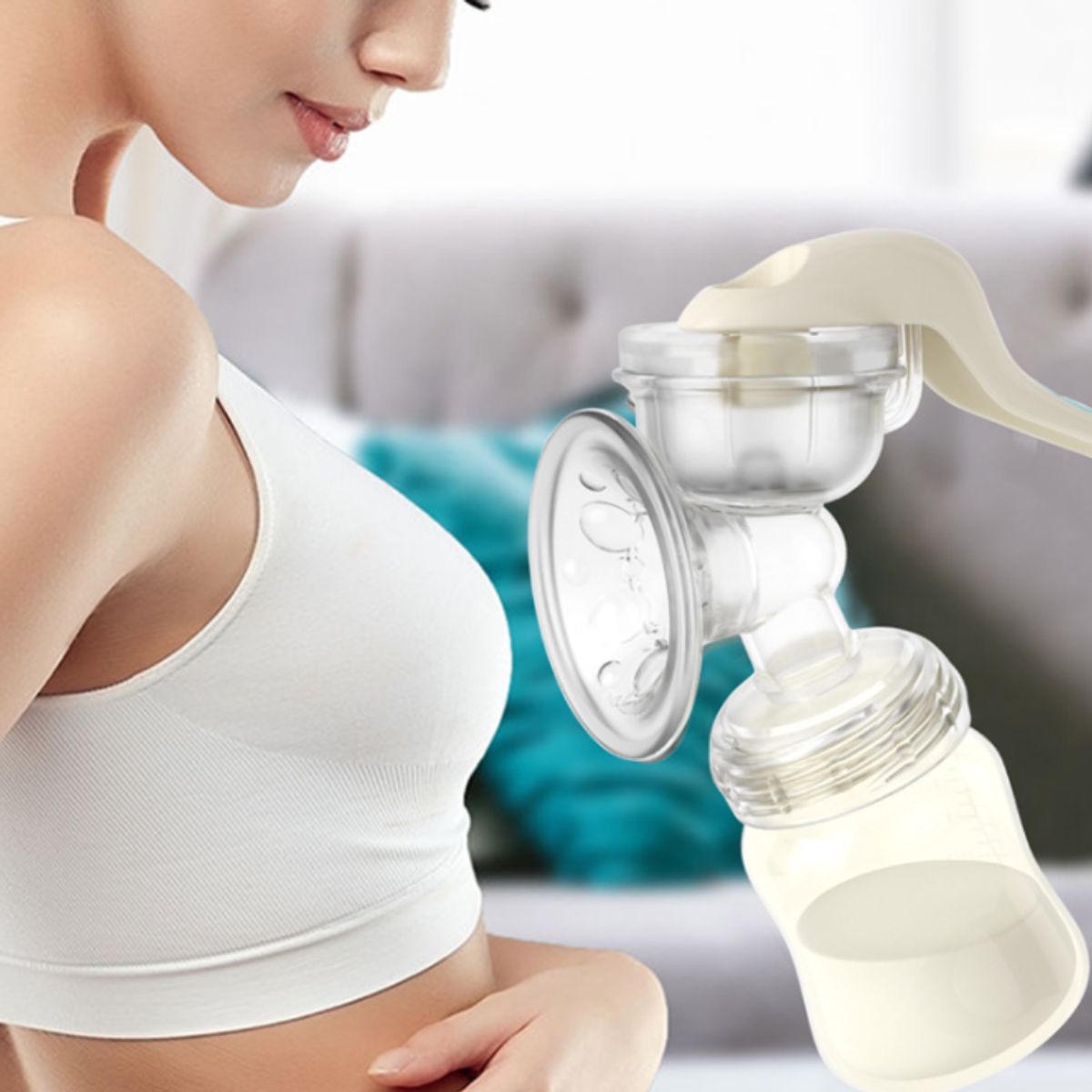 MULTIPLACE COLOMBIA - Extractor De Leche Materna Manual 150 Ml Libre De Bpa