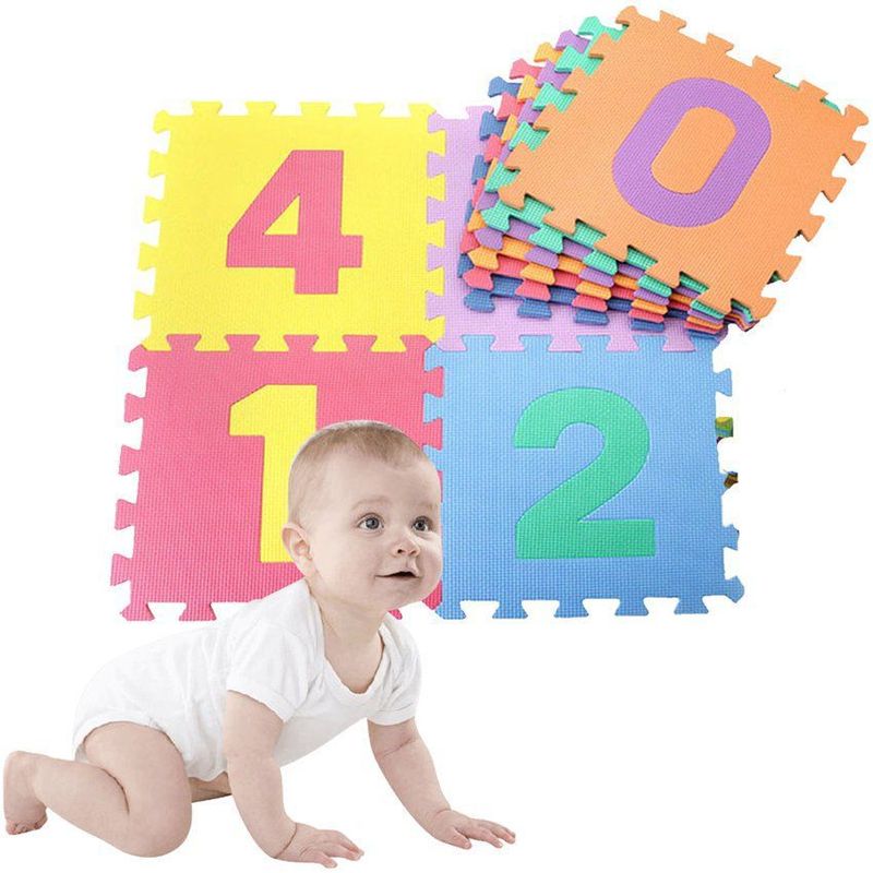 TAPE - Tapete de numeros para bebe de 10 piezas importado