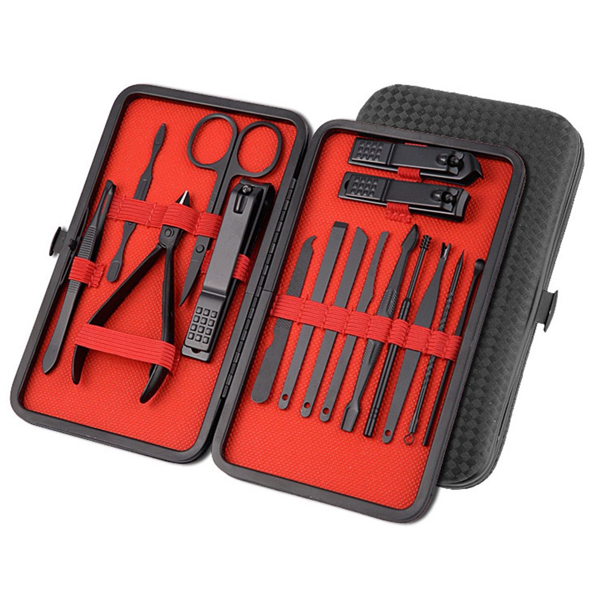 MULTIPLACE COLOMBIA - Set de manicure profesional en acero 15 y 18 piezas