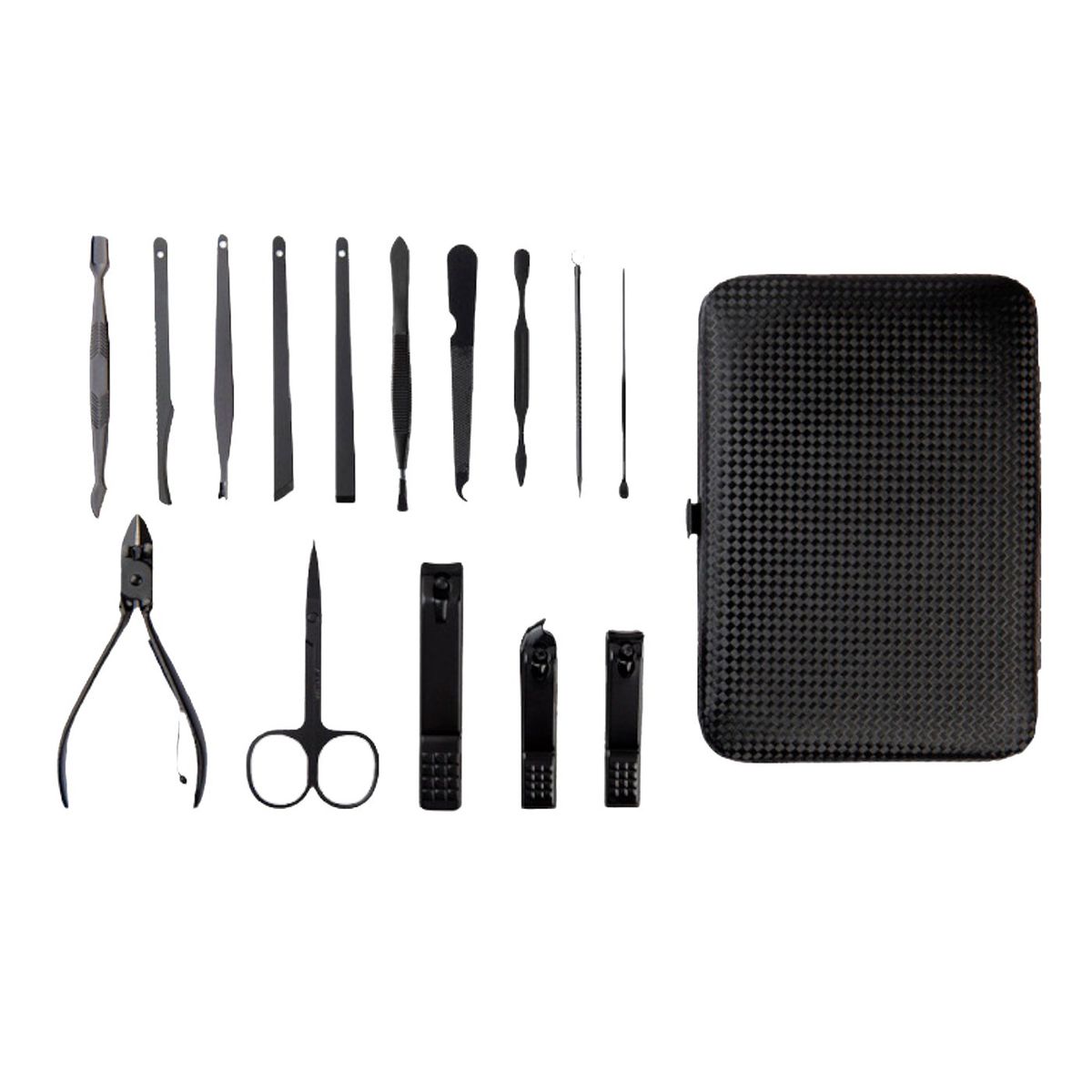 MULTIPLACE COLOMBIA - Set de manicure profesional en acero 15 y 18 piezas