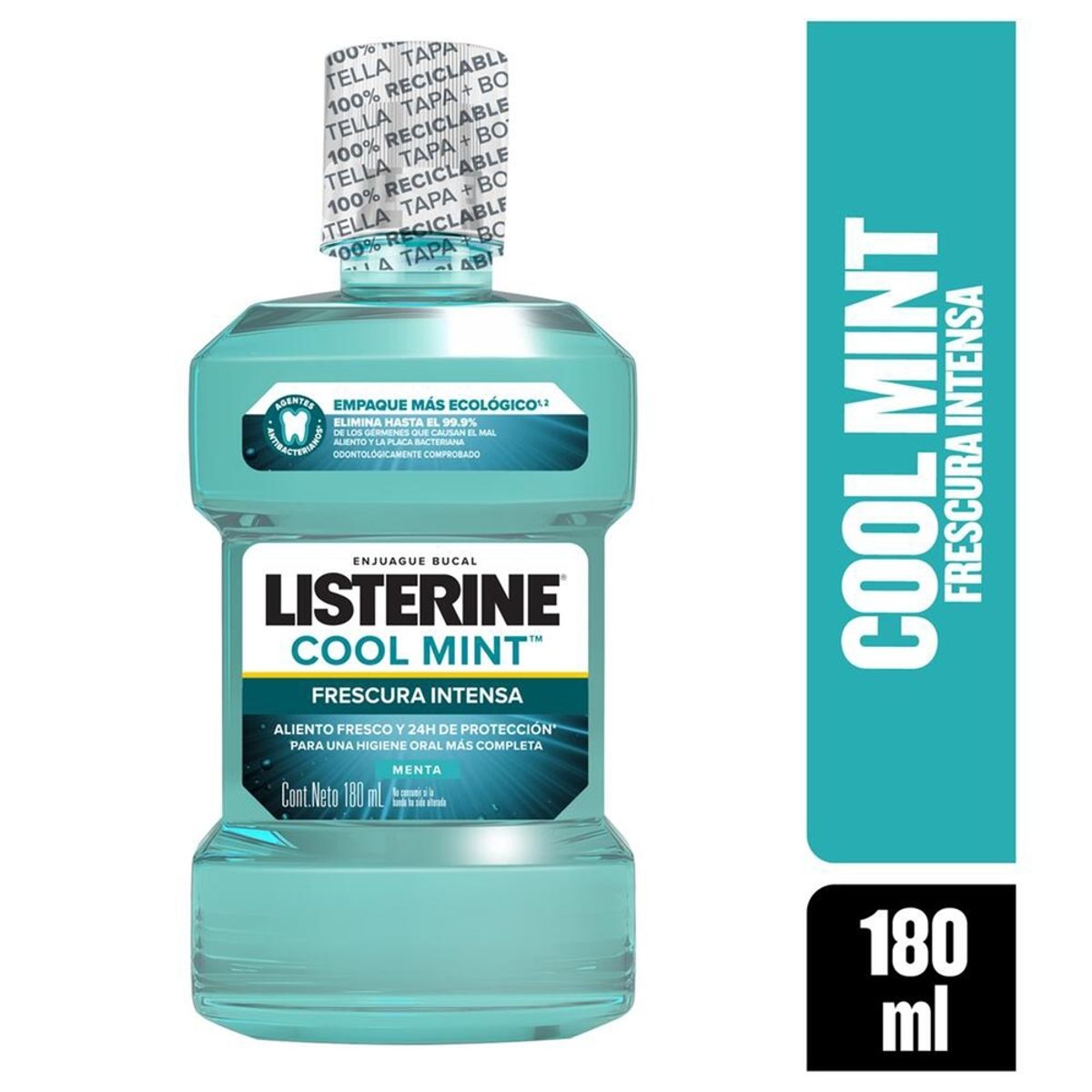LISTERINE - Enjuague Bucal Listerine Cool Mint X 180ml