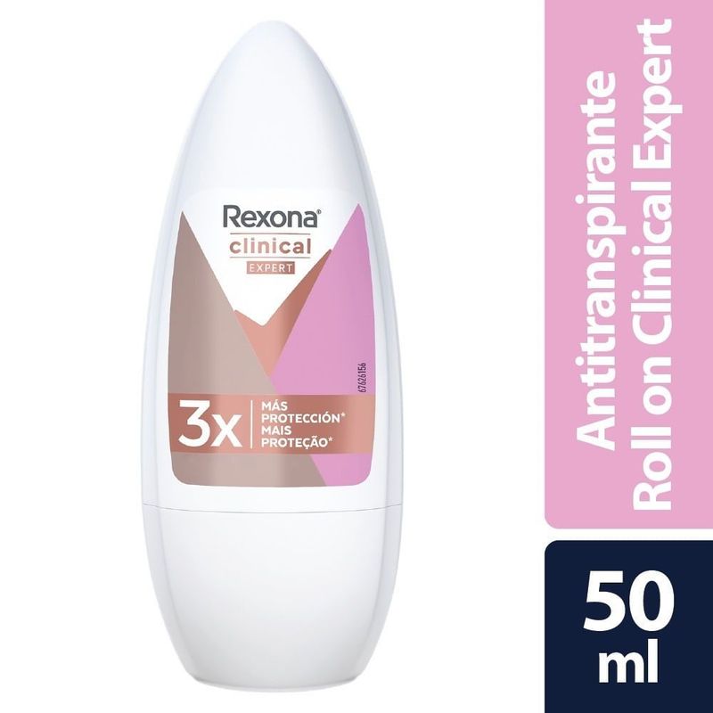 REXONA - Desodorante Rexona Clinical Expert Mujer Roll-on X 50ml