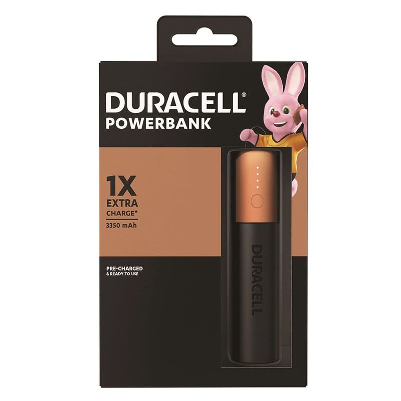 DURACELL - Cargador Portatil Duracell 1x 3350mah
