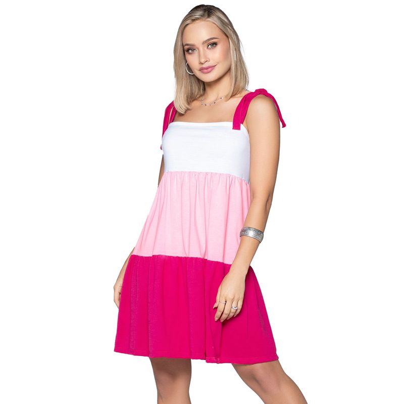 MARKETING PERSONAL - Vestido Corto Mujer Rosa Mp 32725