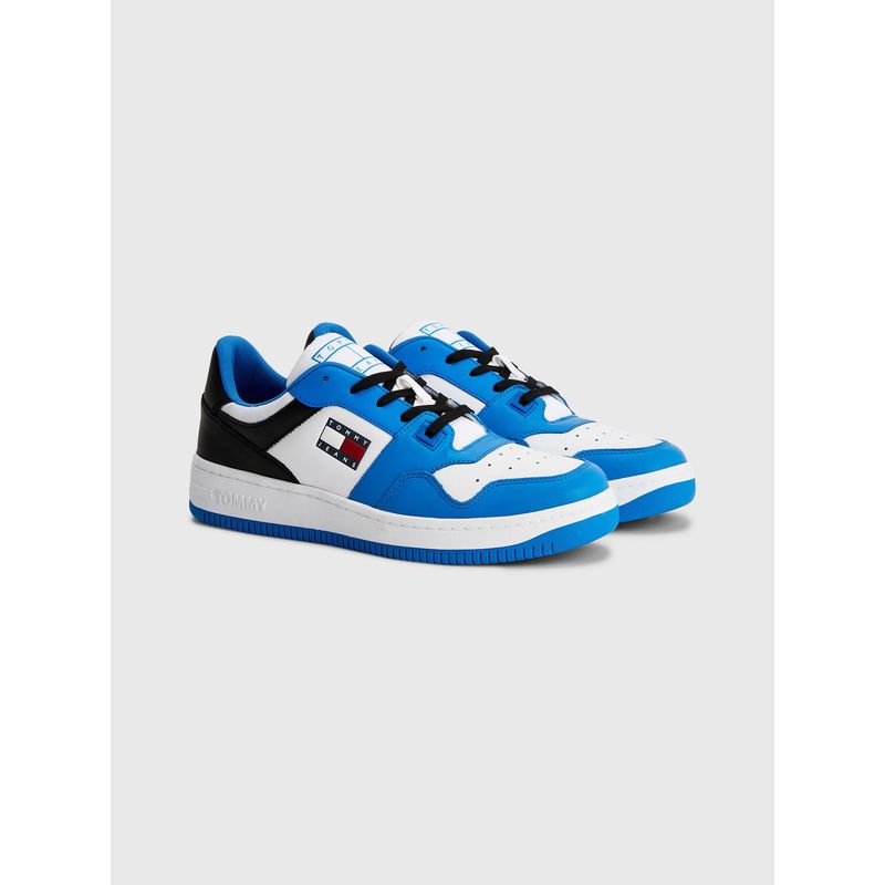 TOMMY HILFIGER - Tenis Azul Tipo Baloncesto Para Hombre Tommy Hilfiger