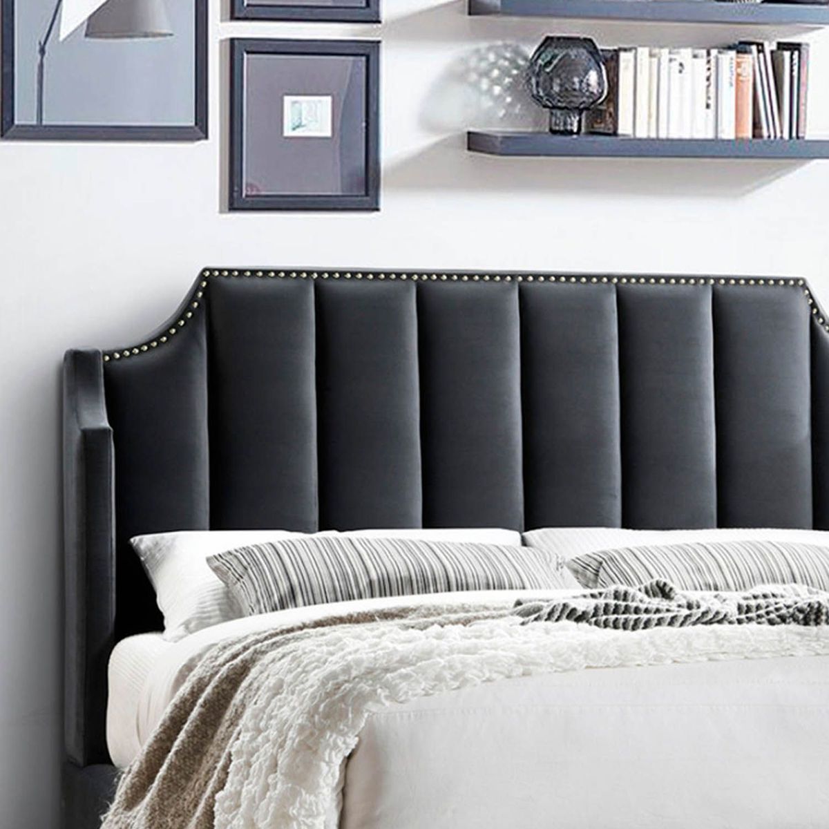 KAIU HOME - COMBO PRESTIGE 140X190 BAS+COLCH+CABECERO NEGRO