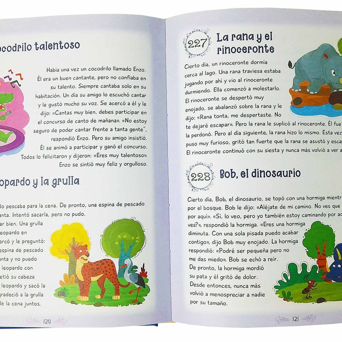 LEXUS - Libro 365 Cuentos De Animales Uno X Dia Para Niños Y Niñas