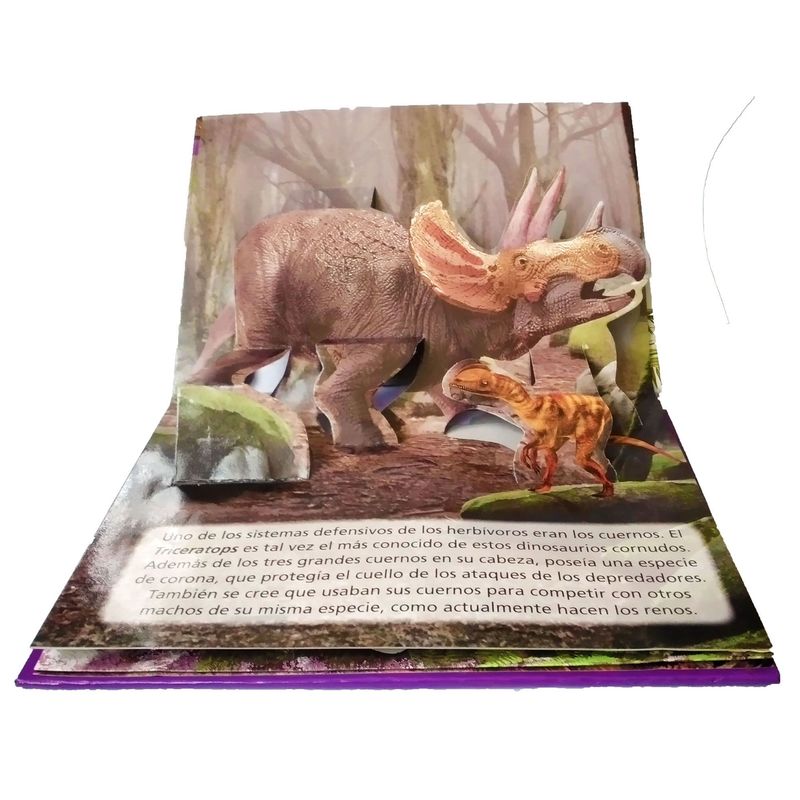 LEXUS - Libro Dinosaurios Gigantes Acorazado En 3d Pop-up Para Niños