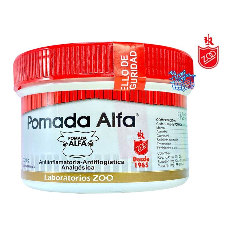 ALFA - Pomada Alfa 220 gramos