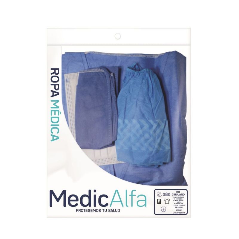 GENERICO - Kit Cirujano Medic Alfa Talla S-m