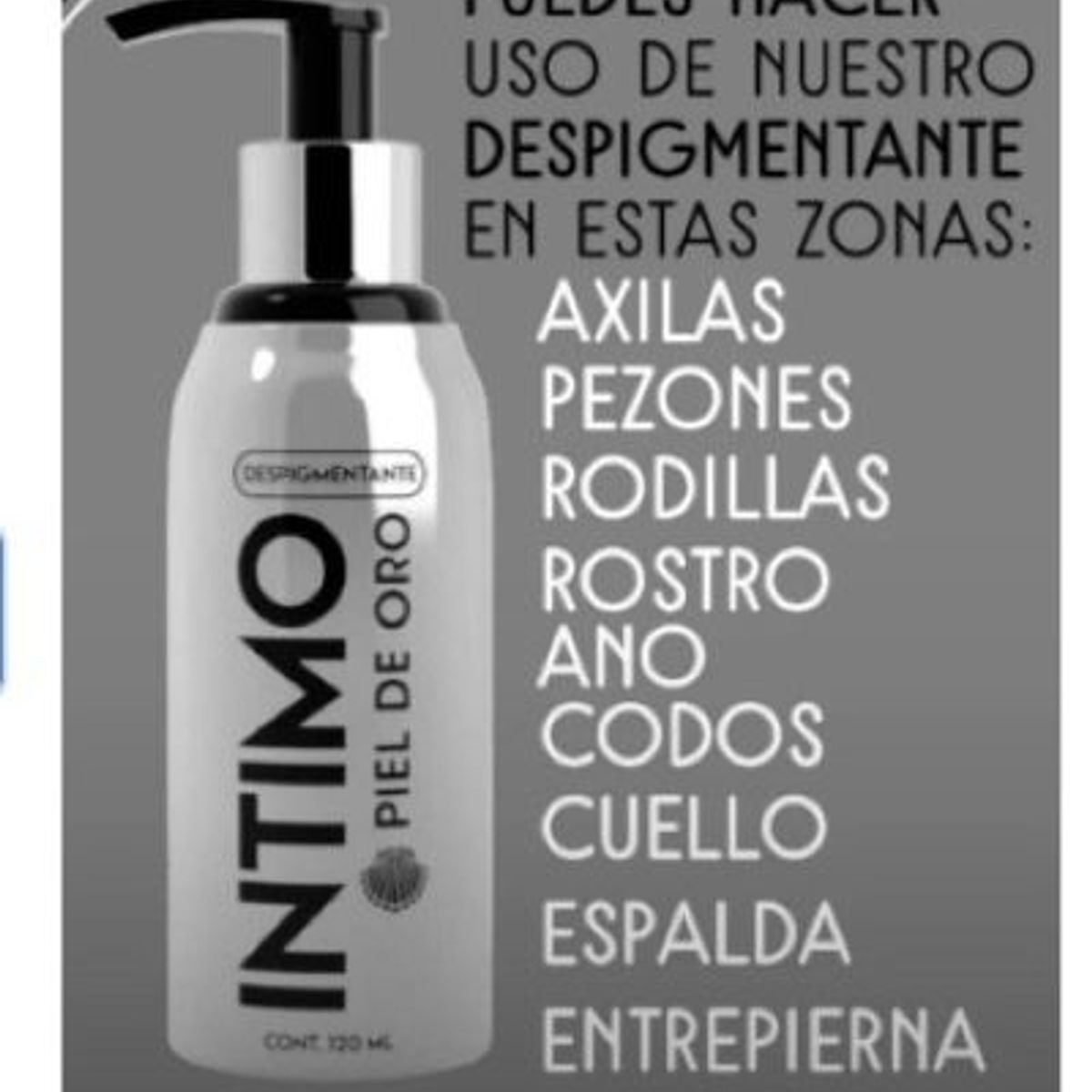 PIEL DE ORO - Despigmetante Intimo Piel de oro  120 mL