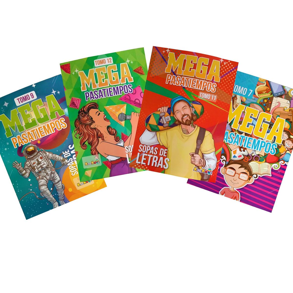 BOOKS - Super Combo De Mega Sopas De Letras 150 Paginas x 4 unidades