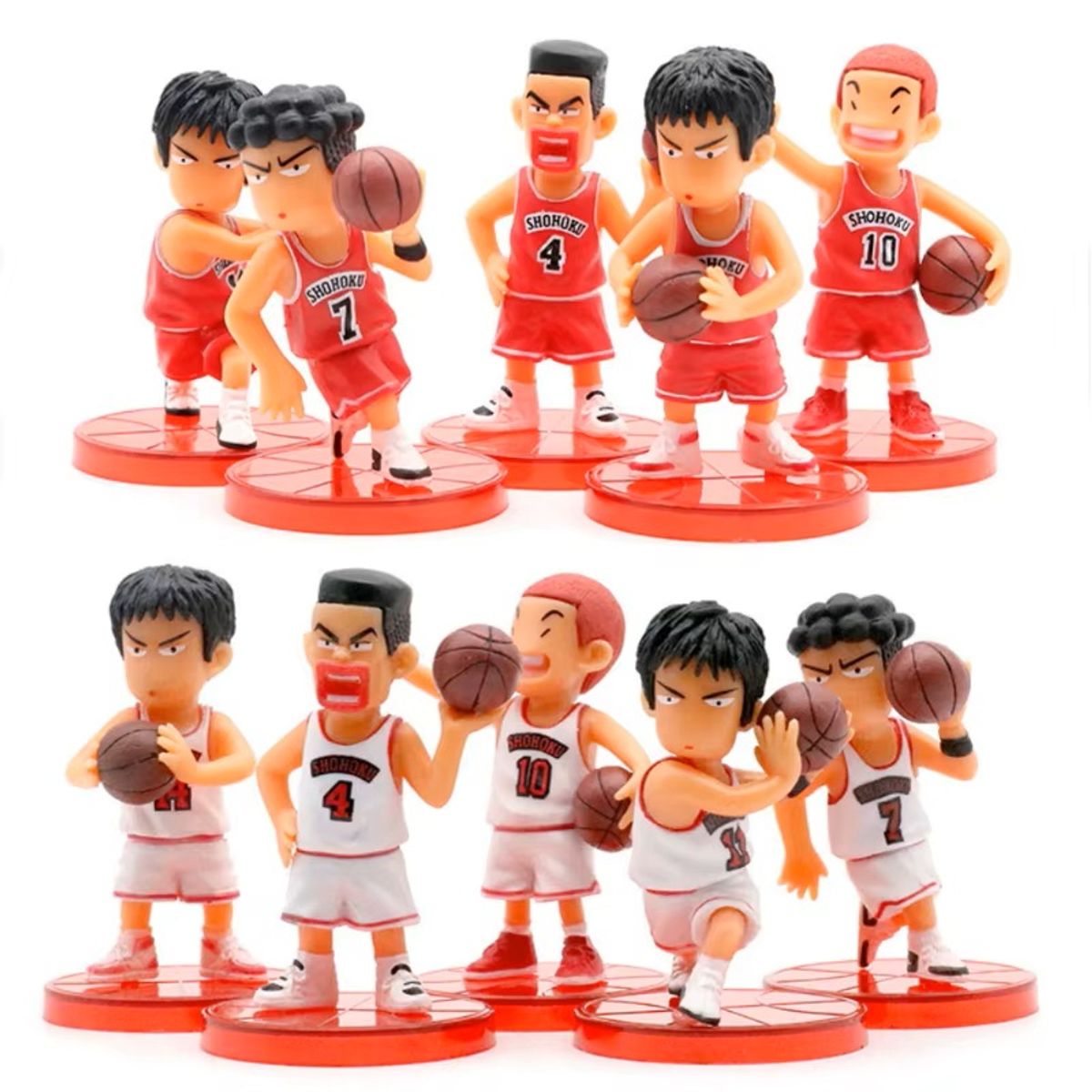 GENERICO - Muñeco Pvc Slam Dunk 8cm Figuras De Anime