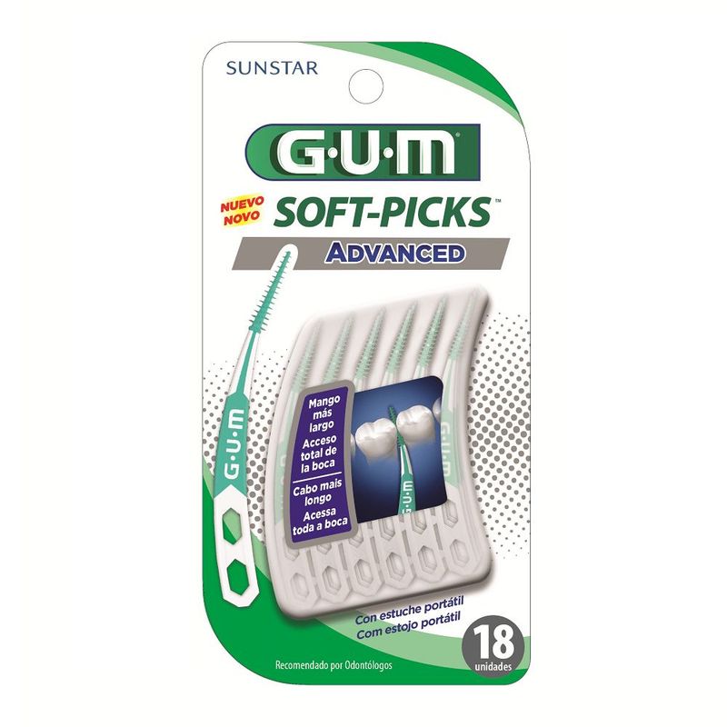 GUM - Soft Picks Advanced Palillos Interdentales X 18und