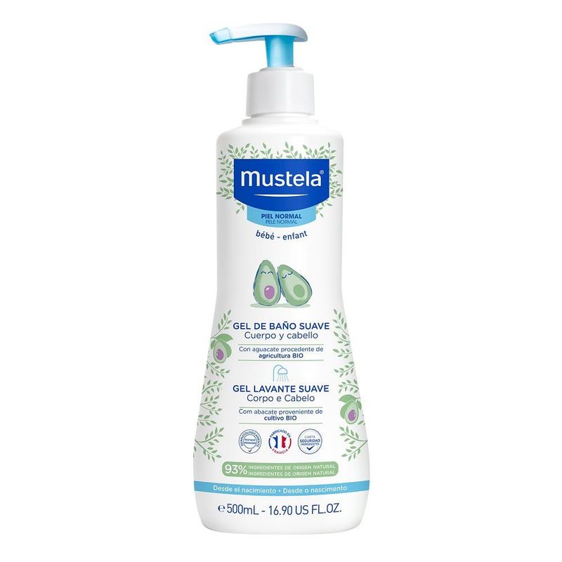 MUSTELA - Gel De Baño Mustela Cabello Y Cuerpo X 500ml