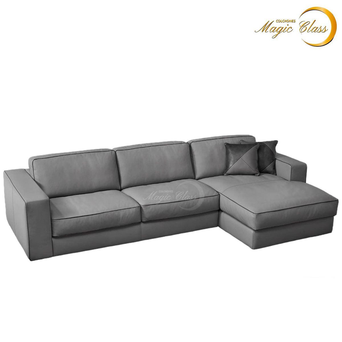 MAGIC CLASS - SALA MODERNA HELIOS MICROFIBRA GRIS