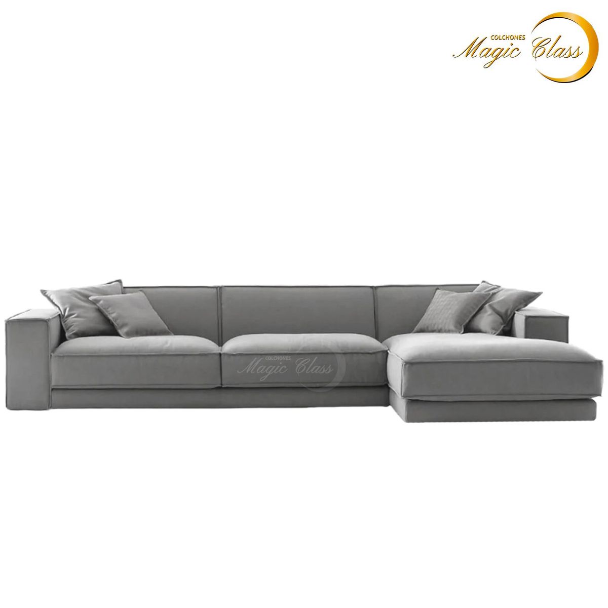 MAGIC CLASS - SALA MODERNA HELIOS MICROFIBRA GRIS