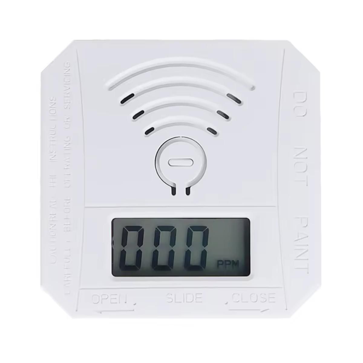 GENERICO - Sensor Detector De Monoxido De Carbono Con Indicador Alarma