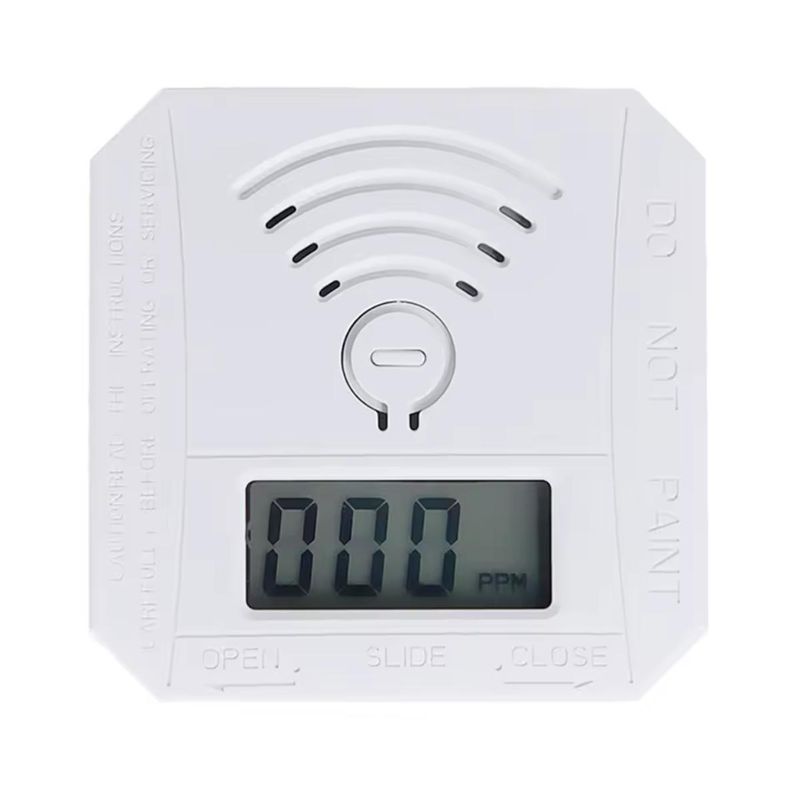 GENERICO - Sensor Detector De Monoxido De Carbono Con Indicador Alarma