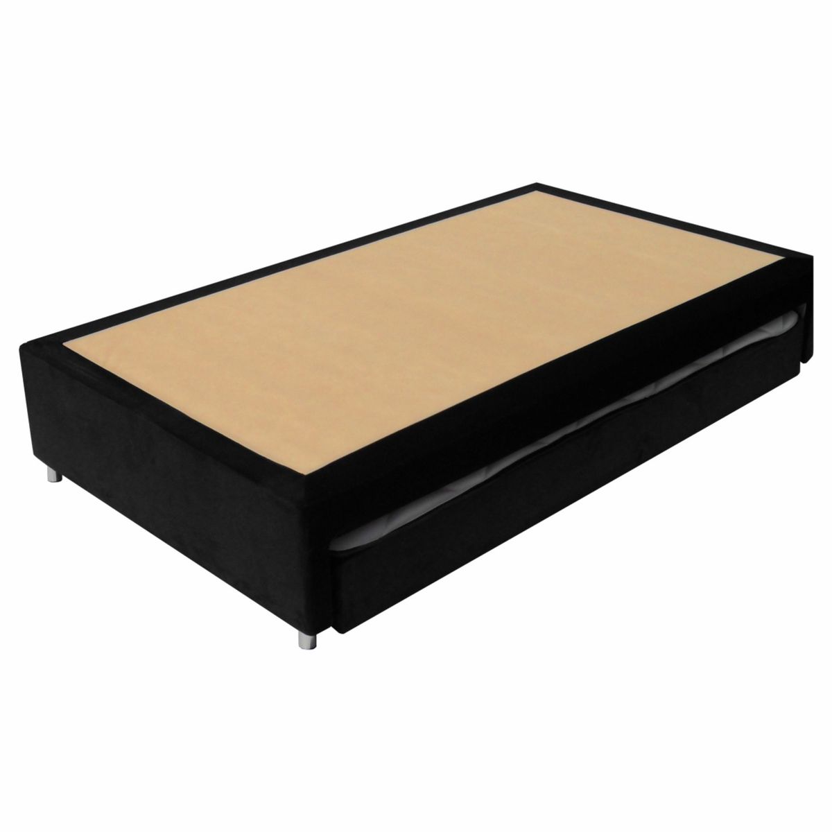 PRODESCANSO - Base cama nido semidoble - 120 x 190 - negro - prodescanso
