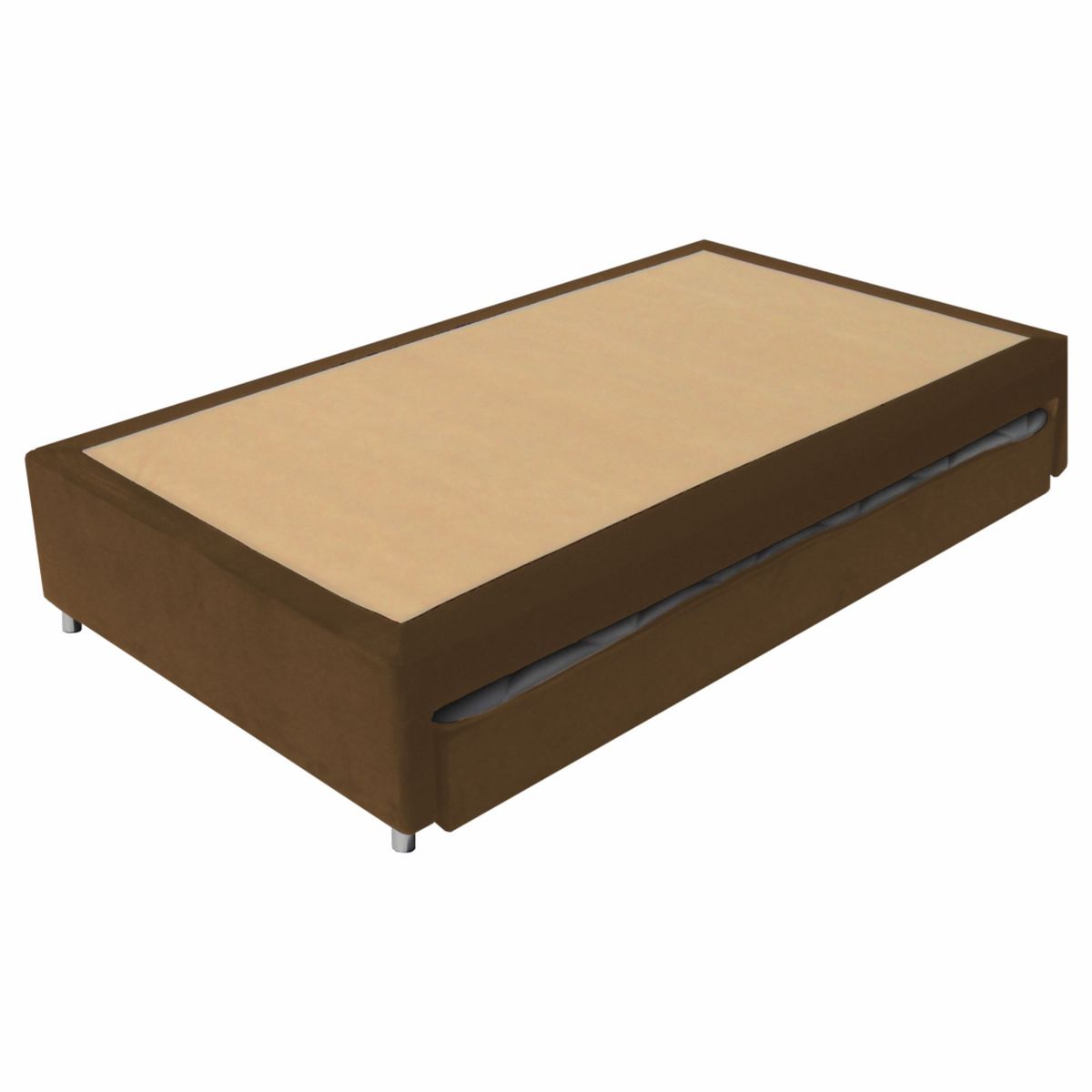 PRODESCANSO - Base cama nido semidoble - 120 x 190 - café - prodescanso