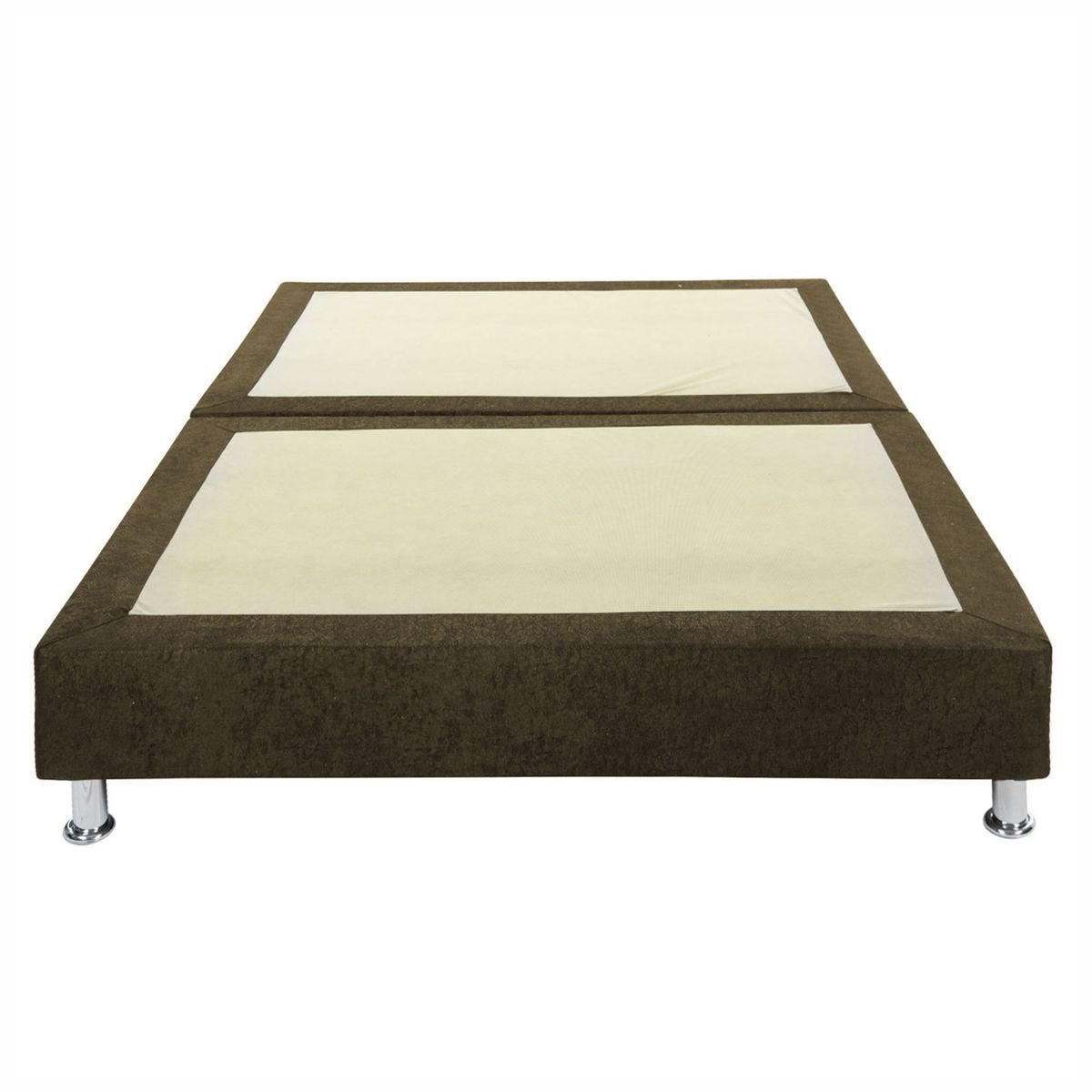 PRODESCANSO - Base cama dividida - 120 x 190 - semidoble - café