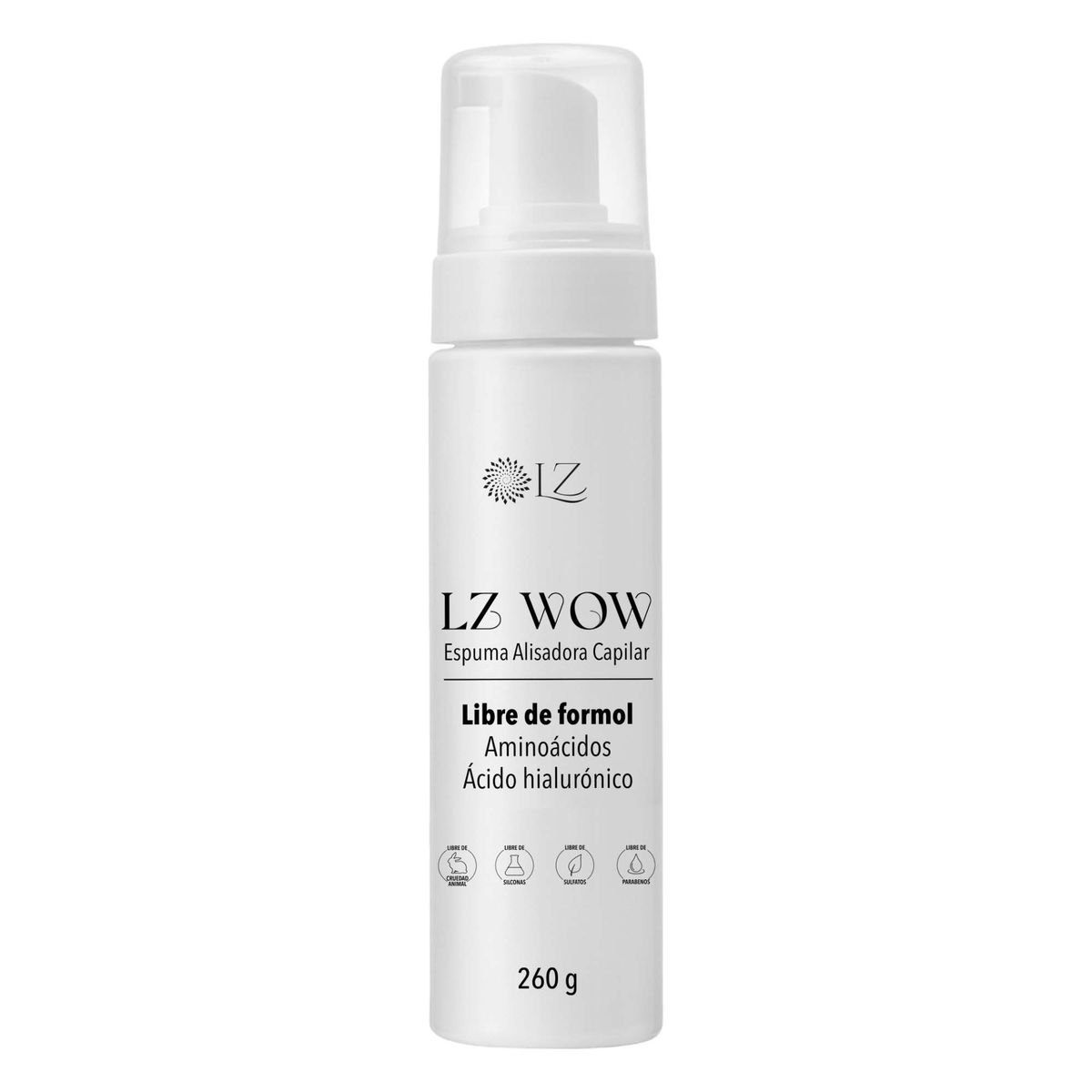 LINA ZAPATA LZ - Keratina en espuma Lz Wow - Cabello 90% liso