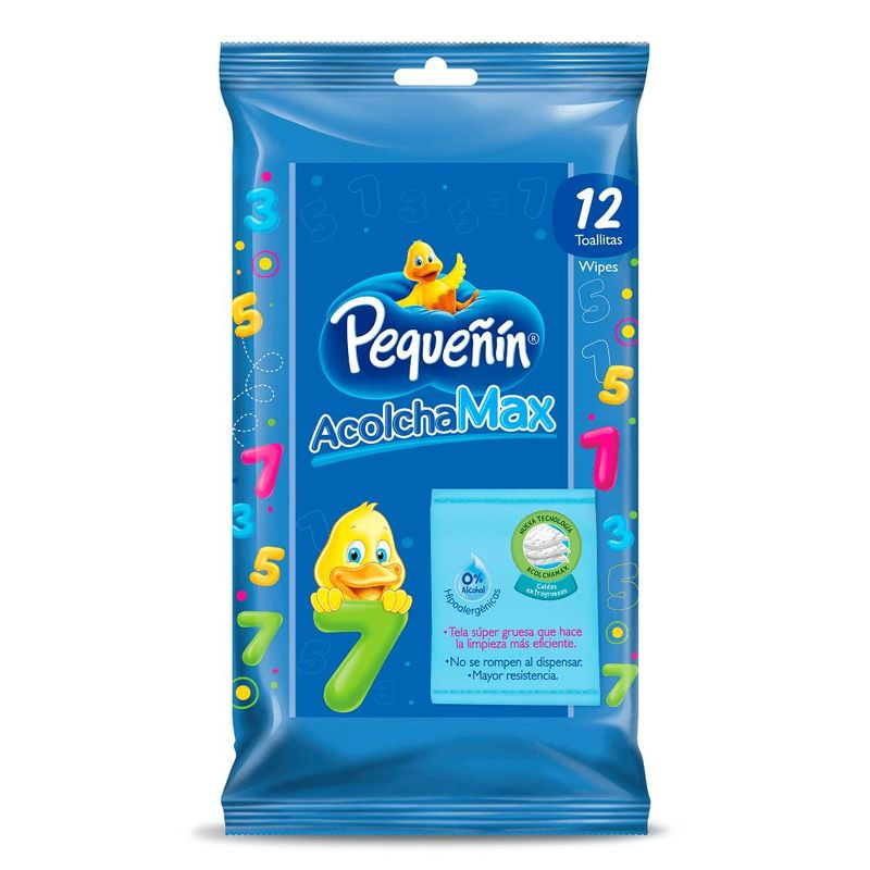 PEQUEÑIN - Toallas Humedas Pequeñin Acolchamax X 12und