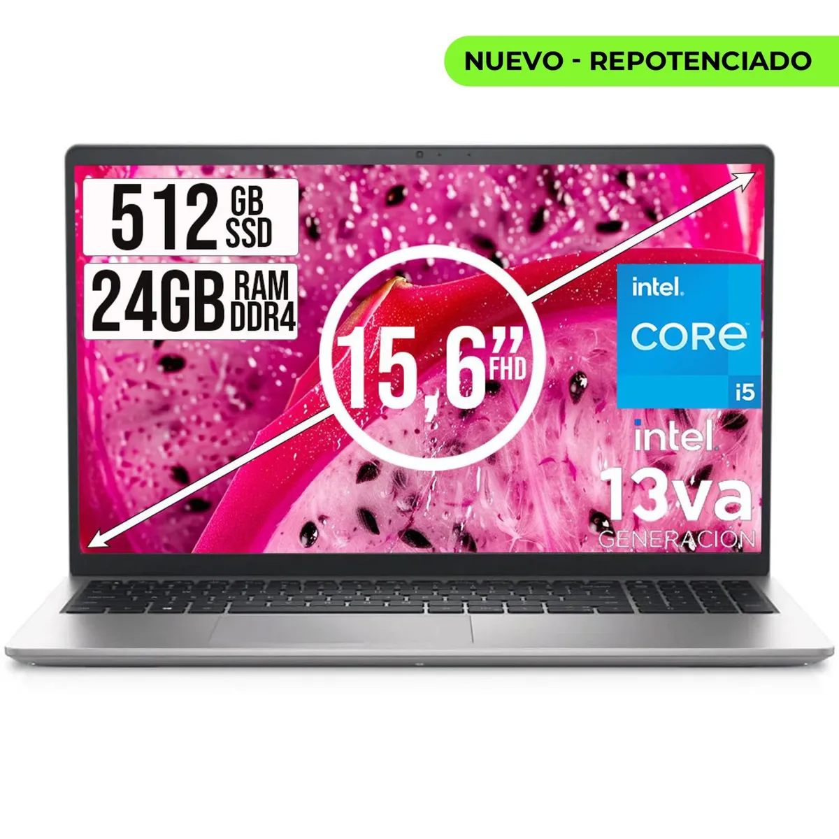 DELL - PORTATIL DELL INSPIRON INTEL CORE I5-1334U SSD 512GB RAM 24GB LED 15,6 FHD