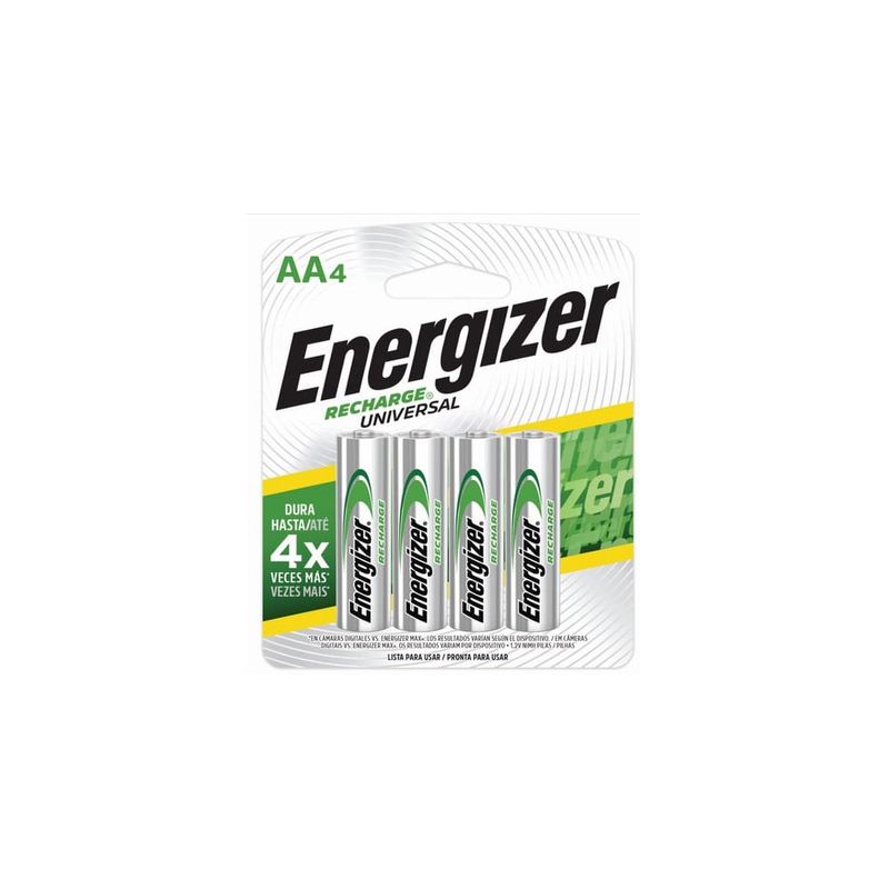ENERGIZER - Pila Energizer Recharge Universal Aa X 4und
