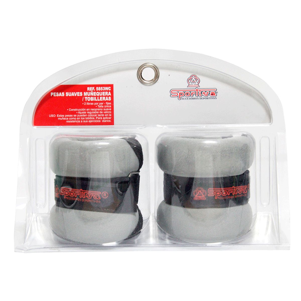 GENERICO - Sportiva Pesas Muneca/tobillo Suave X 2 Libras