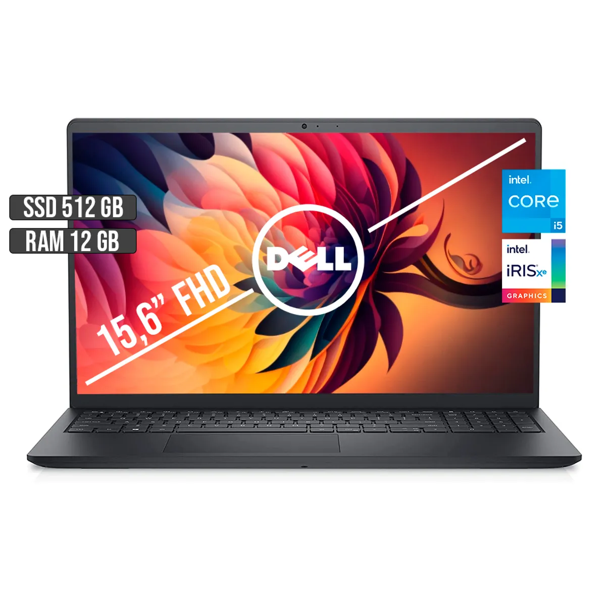 DELL - DELL INSPIRON 15 INTEL CORE I5-1135G7 SSD 512GB RAM 12GB LED 15.6" FHD