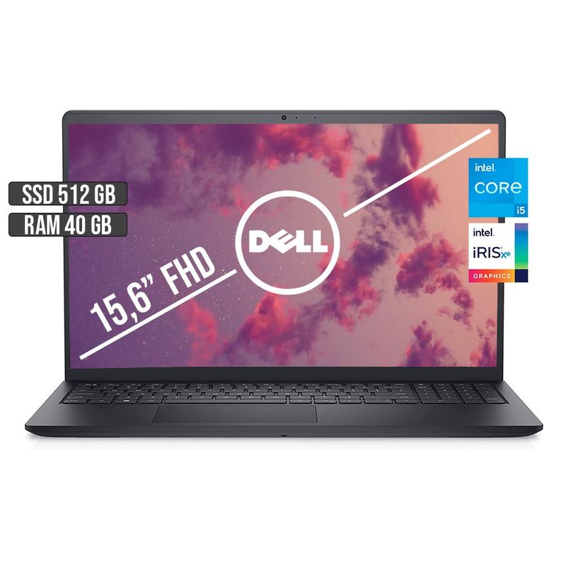 DELL - DELL INSPIRON 15 INTEL CORE I5-1135G7 SSD 512GB RAM 40GB LED 15.6" FHD