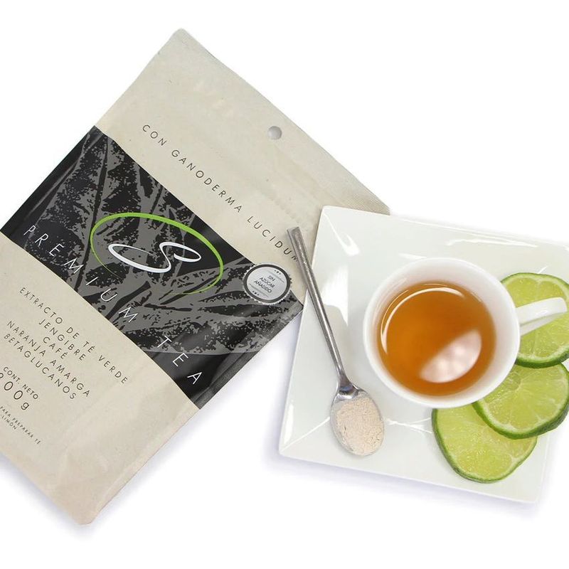 GENERICO - Te verde con ganoderma antioxidante diuretico bebida adelgazante
