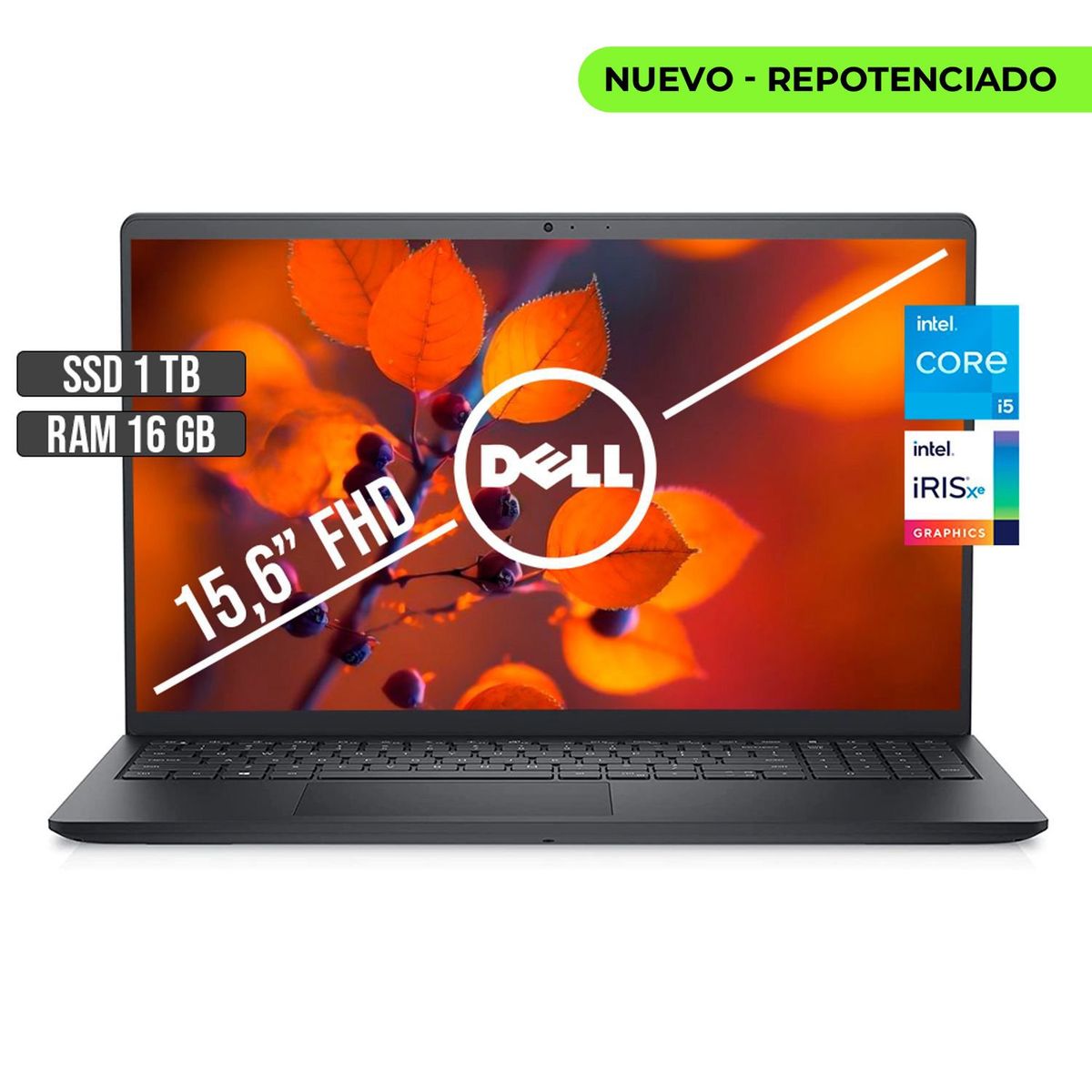 DELL - DELL INSPIRON 15 INTEL CORE I5-1135G7 SSD 1TB RAM 16GB LED 15.6" FHD