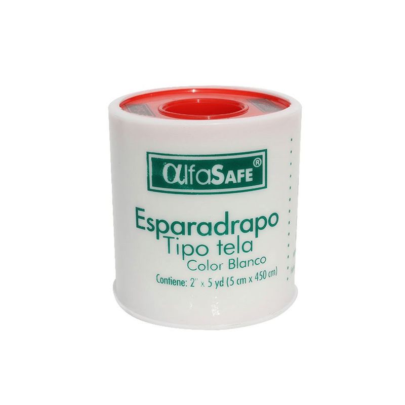 ALFA SAFE - Esparadrapo Alfasafe Blanco 2 X 5 Yd