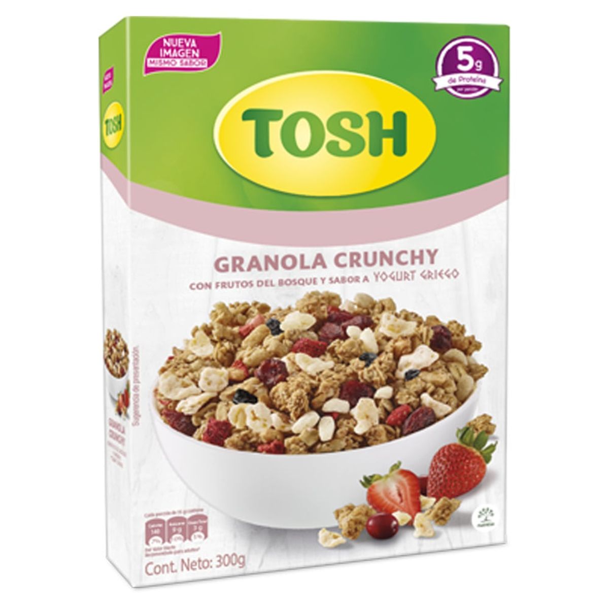 TOSH - Granola Tosh Crunchy Frutos Del Bosque Y Yogurt X 300g