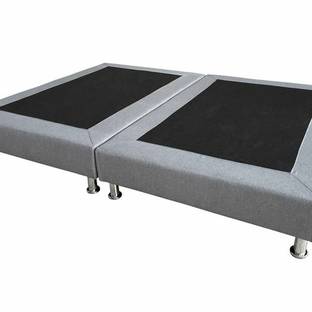 PRODESCANSO - Base cama dividida - 120 x 190 - semidoble - GRIS