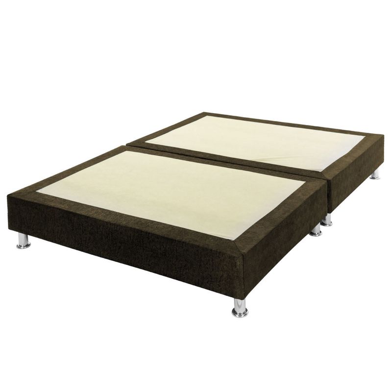 PRODESCANSO - Base cama dividida - 140 x 190 - doble - café