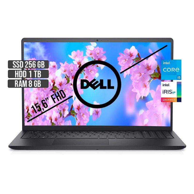 DELL - DELL INSPIRON 15 INTEL CORE I5-1135G7 SSD 256GB + HDD 1TB RAM 8GB LED 15.6" FHD