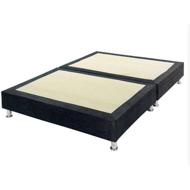 PRODESCANSO - Base cama dividida - 200 x 200 - king - negro