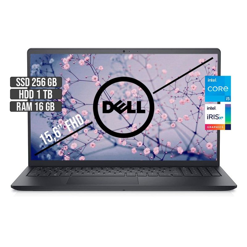 DELL - Portátil Dell Inspiron 15 Core i5 1135G7 RAM 16GB 256GB SSD + 1TB HDD
