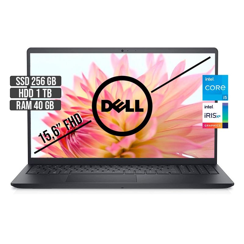 DELL - Portátil Dell Inspiron 15 Intel Core I5 40GB RAM 1TB+256GB SSD