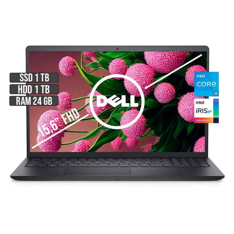 DELL - DELL INSPIRON 15 INTEL CORE I5-1135G7 SSD 1TB + HDD 1TB RAM 24GB LED 15.6" FHD