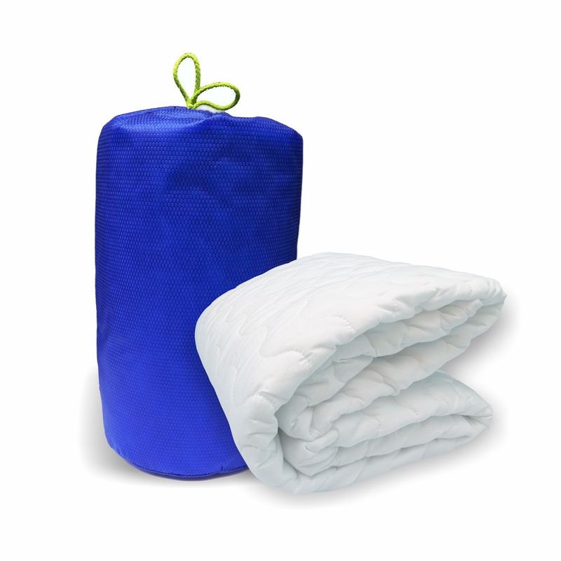 PRODESCANSO - Protector colchon acolchado semidoble - 120 x 190 - blanco