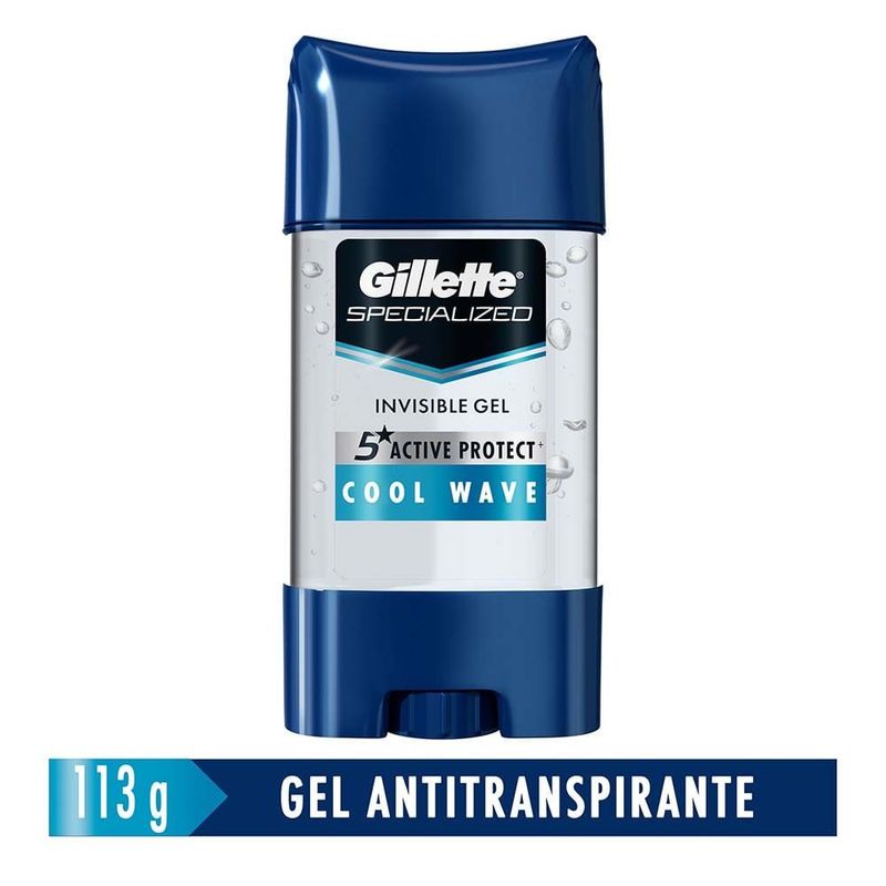 GILLETTE - Desodorante Gel Gillette Cool Wave X 113g