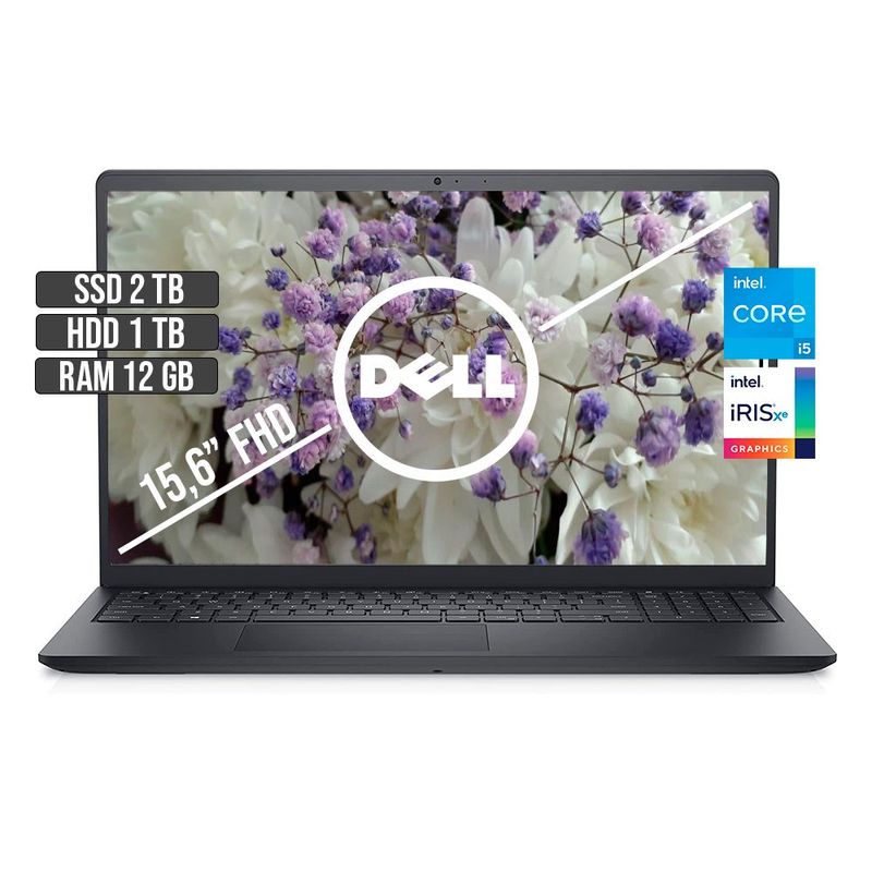 DELL - Portátil Dell Inspiron 15 i5-1135G7 2TB+1TB 12GB RAM 15.6" FHD