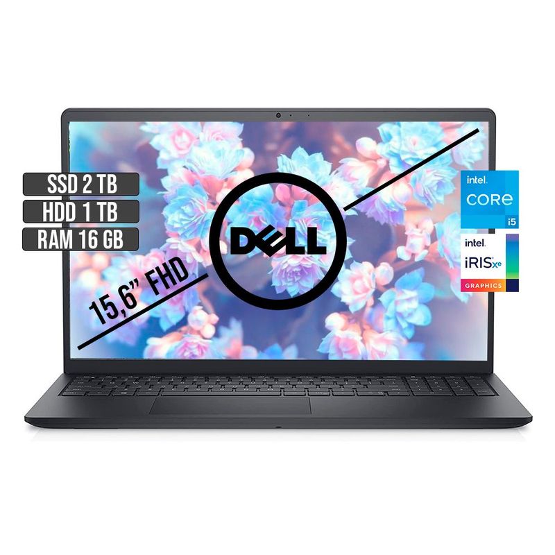 DELL - DELL INSPIRON 15 INTEL CORE I5-1135G7 SSD 2TB + HDD 1TB RAM 16GB LED 15.6" FHD
