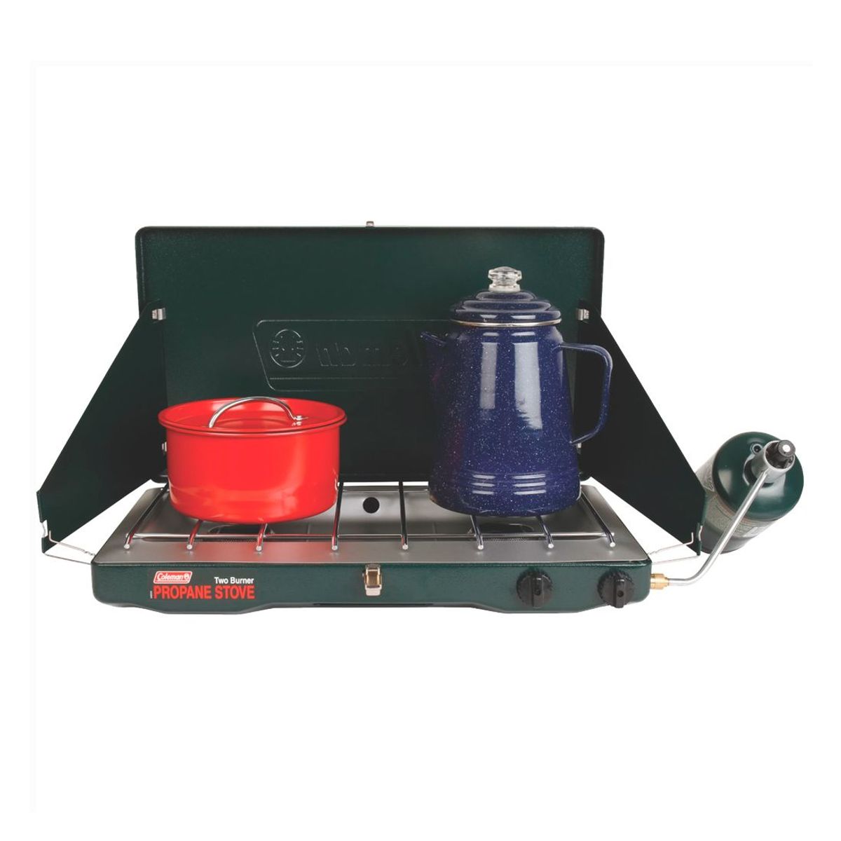 COLEMAN - Cocina Estufa Camping Coleman Gas Fogón Portátil 2 Hornillas