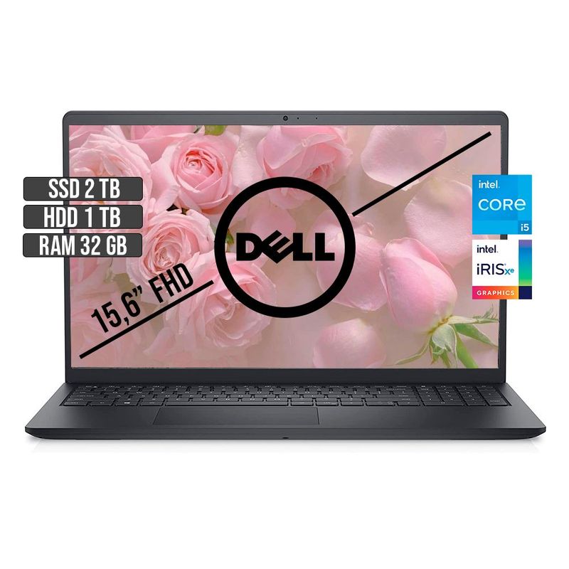 DELL - DELL INSPIRON 15 INTEL CORE I5-1135G7 SSD 2TB + HDD 1TB RAM 32GB LED 15.6" FHD